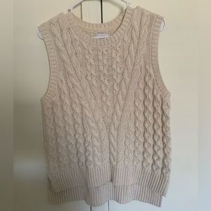 Cream Sweater Vest